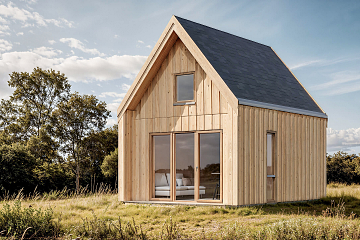 Domek całoroczny 30 m² modułowy RETNO V1_A1