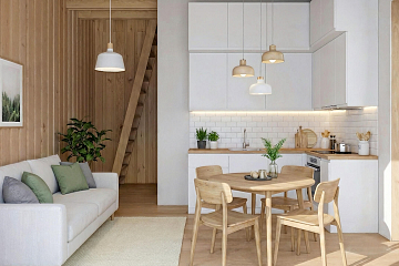 Domek całoroczny 29 m² modułowy RETNO V1_A1_ROI