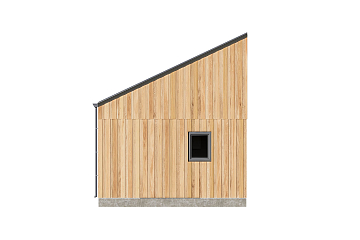 Dom 26 m² mieszkalny, modułowy, całoroczny  MILIN V20_A1