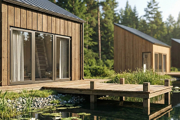 Dom 26 m² mieszkalny, modułowy, całoroczny  MILIN V20_A1_ROI