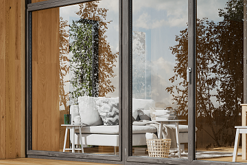 Dom 43 m² mieszkalny, modułowy, całoroczny KANIN V21_A1