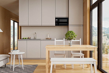 Dom 43 m² mieszkalny, modułowy, całoroczny KANIN V21_A1