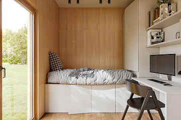 Dom 80 m² mieszkalny, modułowy, całoroczny JENIN V23_A1