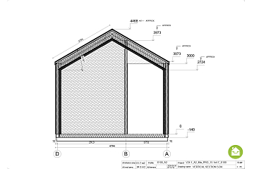 Dom 62 m² mieszkalny, modułowy, całoroczny TYLICZ V24.1_A2_Mix