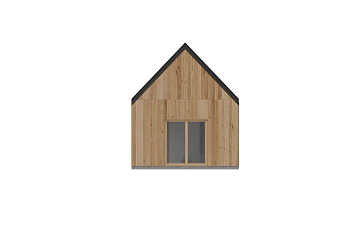 Dom 62 m² mieszkalny, modułowy, całoroczny TYLICZ V24.1_A2_Mix