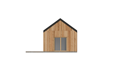Dom 62 m² mieszkalny, modułowy, całoroczny TYLICZ V24.1_A2_Mix