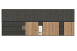 Maison 62 m² en bois kit RE2020 avec permis de construire CABOURG   V24.1_A2_Mix