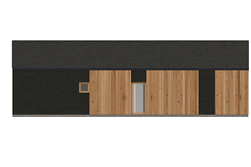 Dom 62 m² mieszkalny, modułowy, całoroczny TYLICZ V24.1_A2_Mix