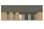 Maison 62 m² en bois kit RE2020 avec permis de construire CABOURG   V24.1_A2_Mix