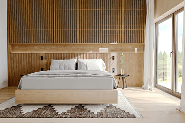 Dom 100 m² mieszkalny, modułowy, całoroczny TURSK V25_A4_Mix