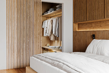 Dom 100 m² mieszkalny, modułowy, całoroczny TURSK V25_A4_Mix