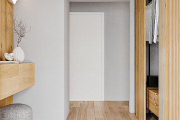 Dom 100 m² mieszkalny, modułowy, całoroczny TURSK V25_A4_Mix