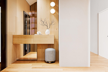 Dom 100 m² mieszkalny, modułowy, całoroczny TURSK V25_A4_Mix