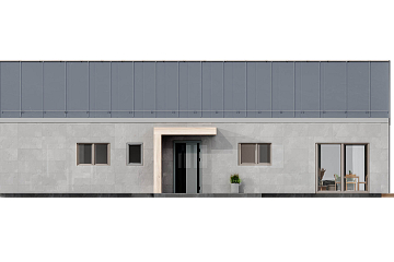 Dom 100 m² mieszkalny, modułowy, całoroczny TURSK V25_A4_Mix