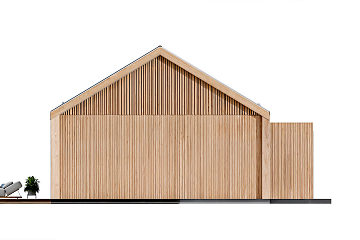 Dom 100 m² mieszkalny, modułowy, całoroczny TURSK V25_A4_Mix