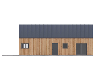 Dom 92 m² mieszkalny, modułowy, całoroczny PISZ V26_A1