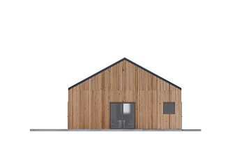 Dom 92 m² mieszkalny, modułowy, całoroczny PISZ V26_A1