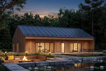 Dom 110 m² mieszkalny, modułowy, całoroczny MALBORK V27_A1