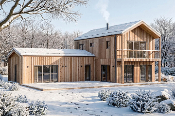 Dom 141 m² mieszkalny, modułowy, całoroczny SOLINA V28_A1