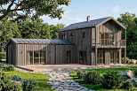 Dom 141 m² mieszkalny, modułowy, całoroczny SOLINA V28_A1