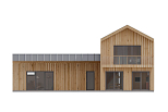 Dom 141 m² mieszkalny, modułowy, całoroczny SOLINA V28_A1