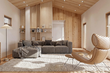 Dom 141 m² mieszkalny, modułowy, całoroczny SOLINA V28_A1