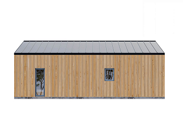 Dom 44 m² mieszkalny, modułowy, całoroczny JAMNO V2.1_A1