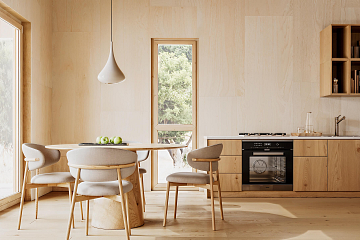 Dom 44 m² mieszkalny, modułowy, całoroczny RYTEL V2_A1