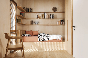 Dom 44 m² mieszkalny, modułowy, całoroczny RYTEL V2_A1