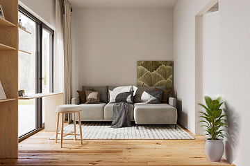 Dom 127 m² mieszkalny, modułowy, całoroczny OSOWIEC V31_A4_Mix