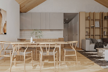 Dom 127 m² mieszkalny, modułowy, całoroczny OSOWIEC V31_A4_Mix