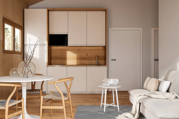 Dom 49 m² mieszkalny, modułowy, całoroczny BANINO V3_A1