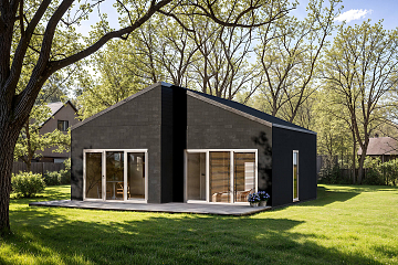 Dom 49 m² mieszkalny, modułowy, całoroczny RZYM V3_A2