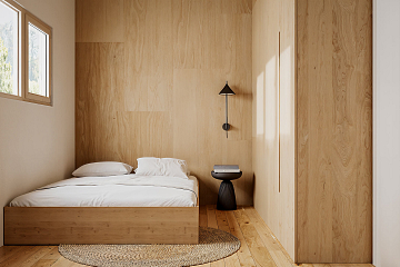 Dom 49 m² mieszkalny, modułowy, całoroczny RZYM V3_A2