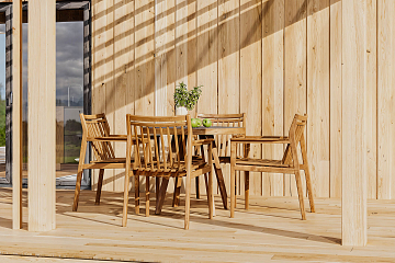 Dom 91 m² mieszkalny, modułowy, całoroczny JANTAR V4_A1