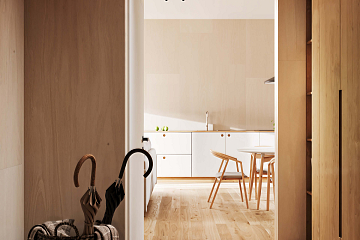 Dom 91 m² mieszkalny, modułowy, całoroczny JANTAR V4_A1