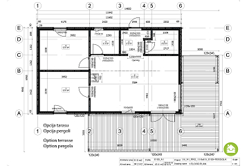 Dom 91 m² mieszkalny, modułowy, całoroczny JANTAR V4_A1