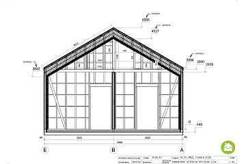 Dom 91 m² mieszkalny, modułowy, całoroczny JANTAR V4_A1