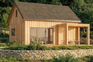 Dom 54 m² mieszkalny, modułowy, całoroczny SAWIN V8_A1_ROI