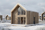 Dom 58 m² mieszkalny, modułowy, całoroczny BRZEZNO V11.1_A1
