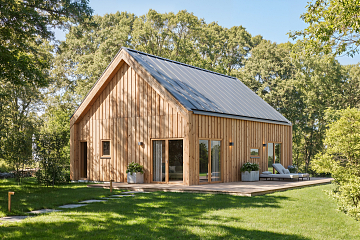 Dom 70 m² mieszkalny - pod klucz, modułowy, RUDNA V12_A1_ROYAL