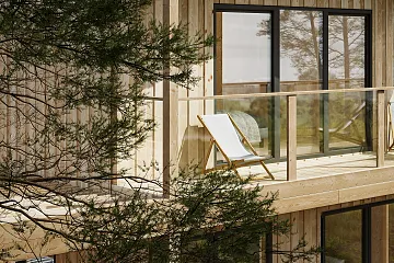 Dom 97 m² mieszkalny, modułowy, całoroczny ROSKO V5_A1