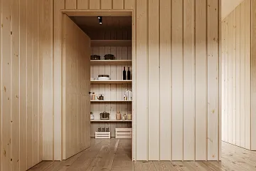 Dom 97 m² mieszkalny, modułowy, całoroczny ROSKO V5_A1