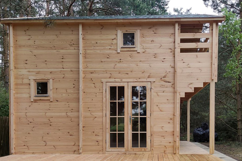 Dom letniskowy ekologiczny LUZINO VSP50, Domkiekoarchitektura Dom letniskowy ekologiczny LUZINO VSP50, Domkiekoarchitektura