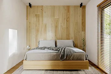 Dom 59 m² mieszkalny, modułowy, całoroczny SOBIN V16_A2_Mix