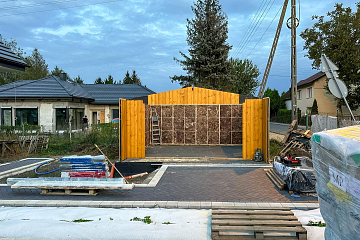 Domek całoroczny 17 m² modułowy WARTA S1_A1