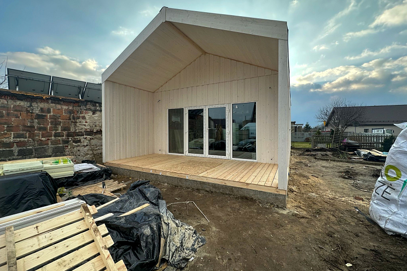 Dom letniskowy RYTEL V2_A1, 178 mm, 11.1x5,8 m, tanie