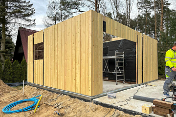 Dom 54 m² mieszkalny, modułowy, całoroczny SAWIN V8_A1