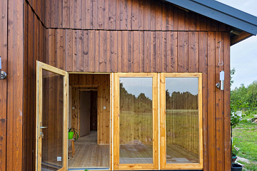 Dom 49 m² mieszkalny, modułowy, całoroczny BANINO V3_A1