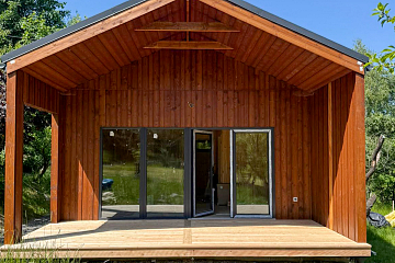 Dom 44 m² mieszkalny, modułowy, całoroczny RYTEL V2_A1